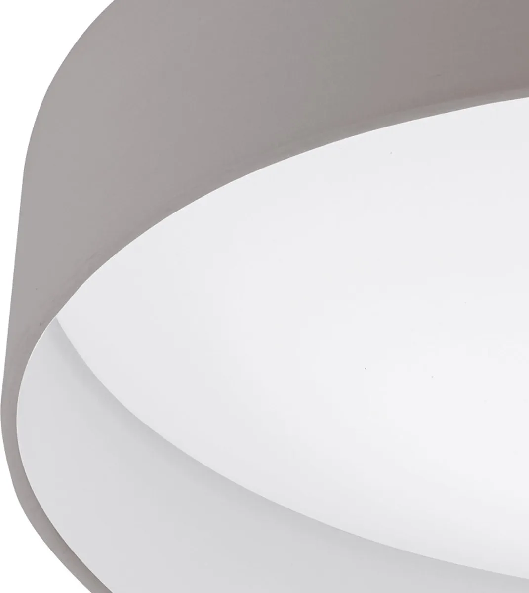 Eglo Palomaro Plafondlamp LED Ø500mm - Wit/Taupe