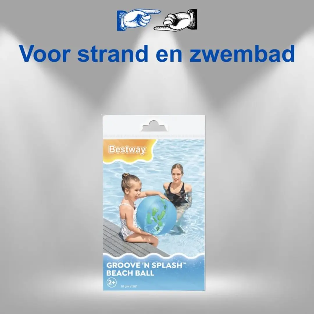 Bestway Strandbal 31036 51cm - Blauw
