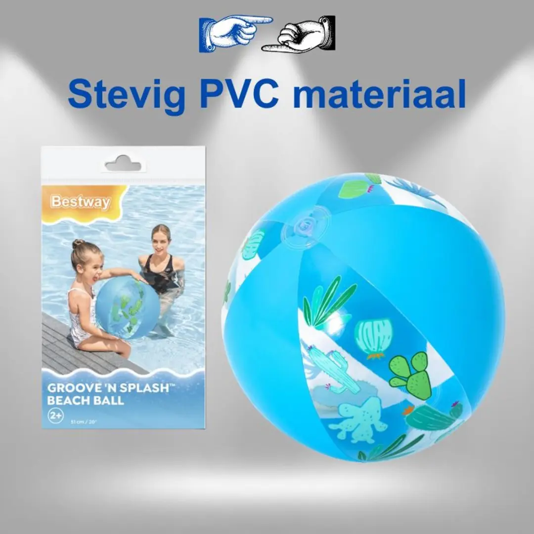 Bestway Strandbal 31036 51cm - Blauw