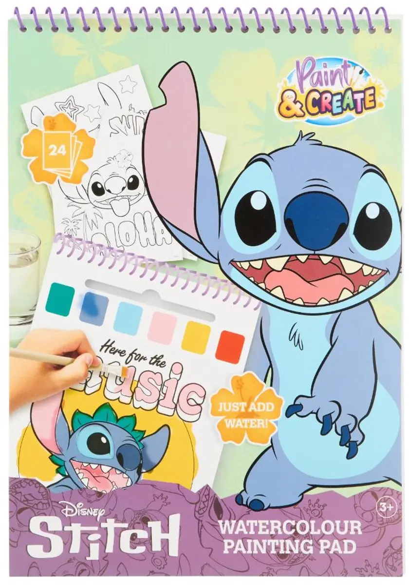 Disney Stitch Waterverfset