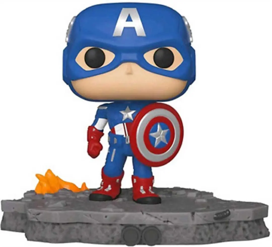 Funko Pop! Captain America Avengers Assemble Deluxe #589 - Multicolor