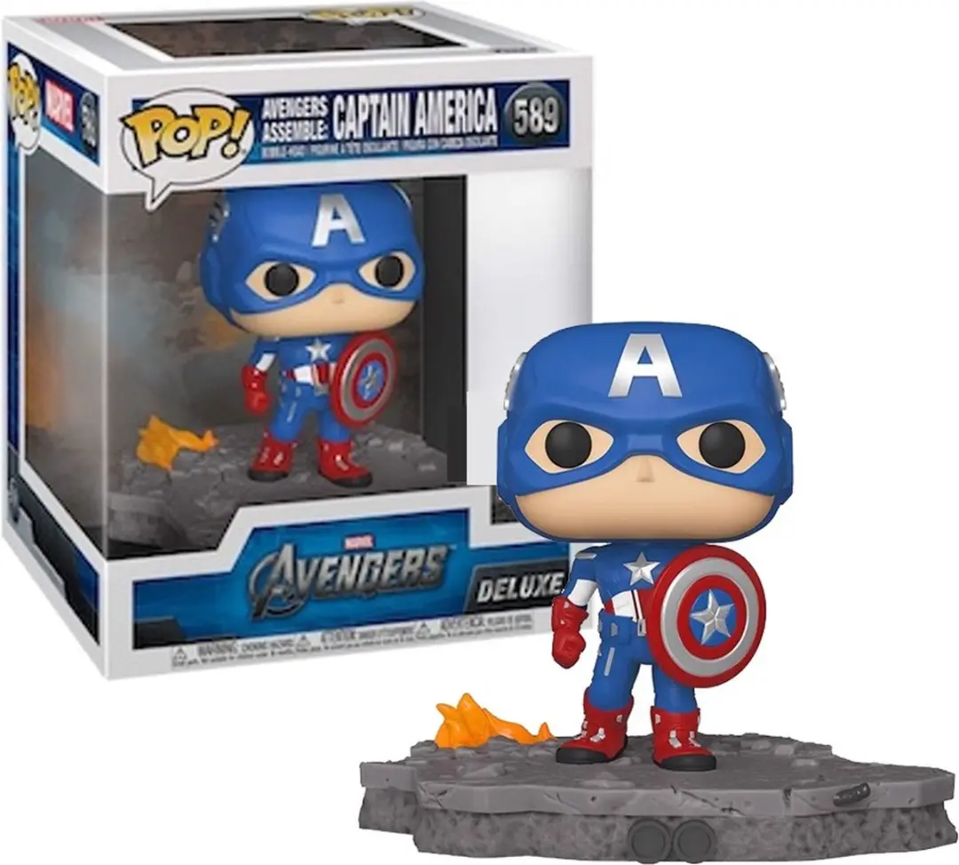Funko Pop! Captain America Avengers Assemble Deluxe #589