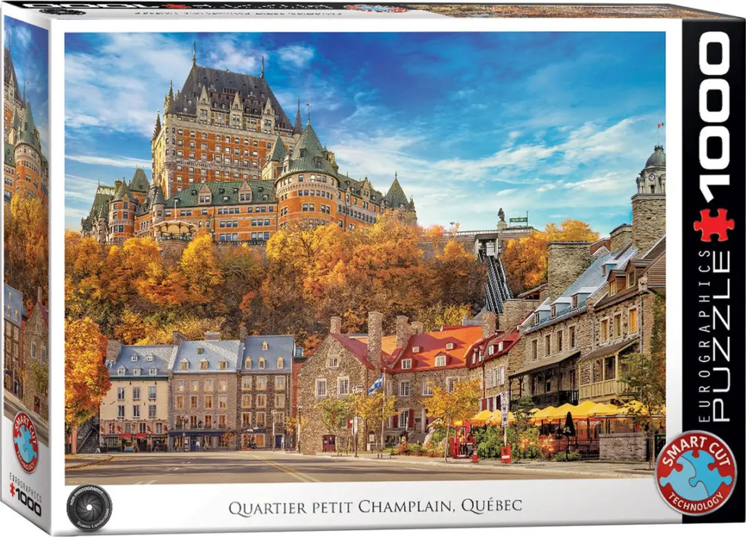 Eurographics Quartier Petit Champlain Quebec Legpuzzel 1000 Stuks