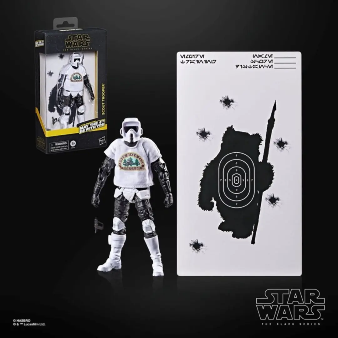 Hasbro Star Wars Scout Trooper Black Series Figuur - HASG2544 - 15cm - Multicolor - afbeelding 6 van 6