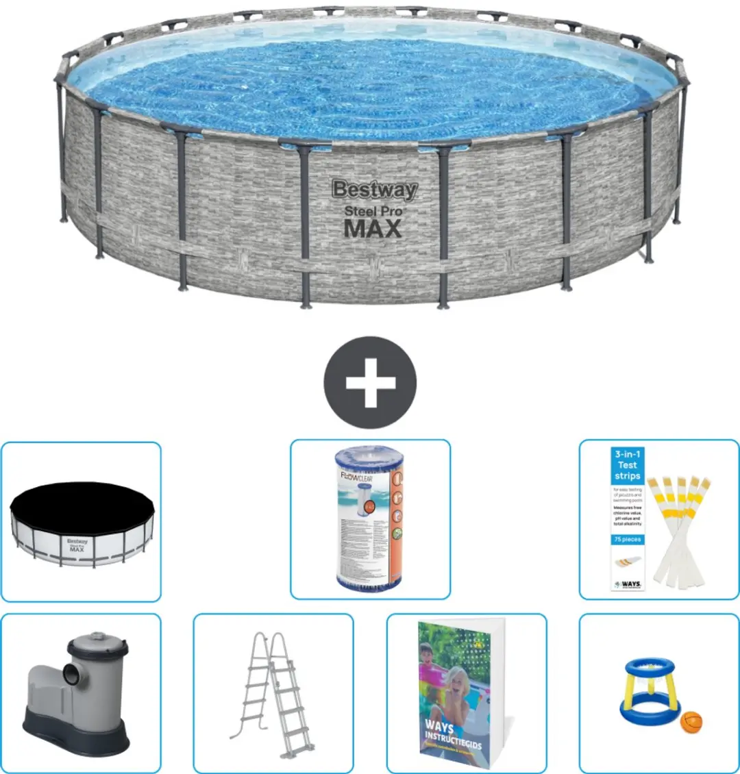 Bestway Steel Pro MAX Zwembad 549cm