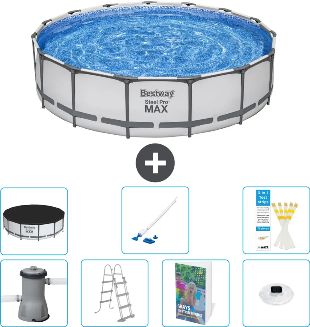 Bestway Steel Pro MAX Zwembad 457x107cm