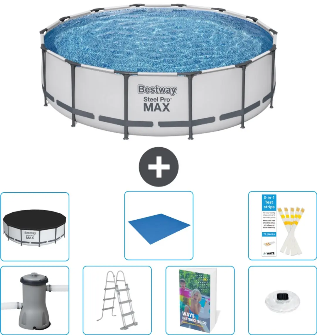 Bestway Steel Pro MAX Zwembad 427x107cm
