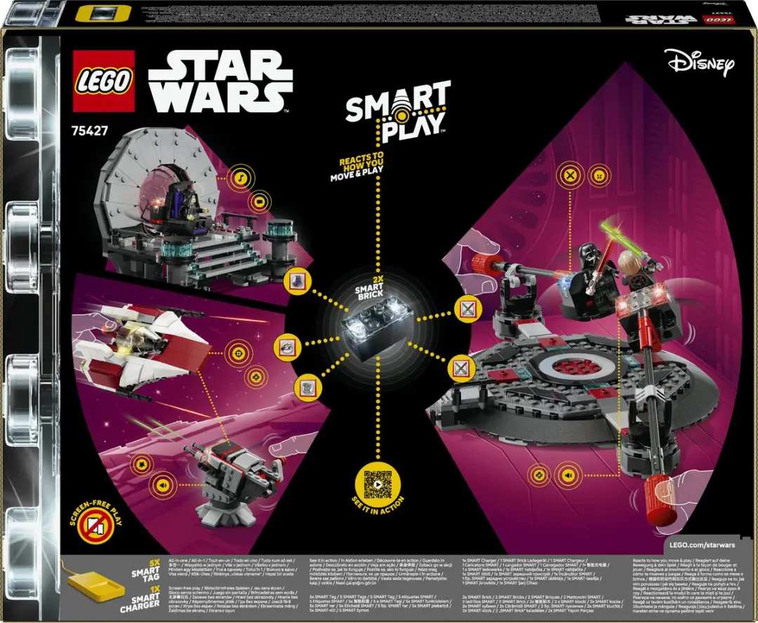 LEGO Star Wars SMART Play Troonzaalduel & A-Wing 75427 - 962 Stukken