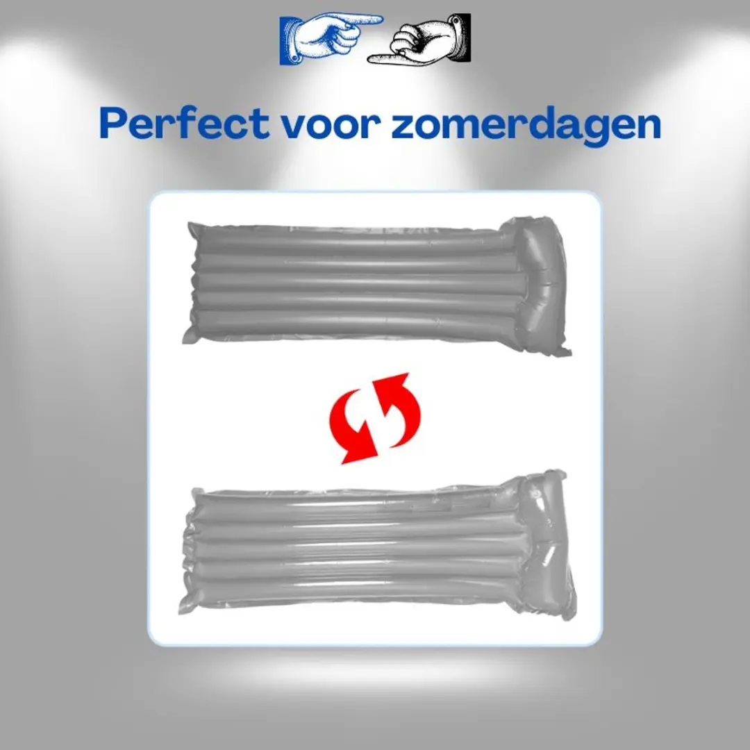 Bestway Opblaasbaar Watermatras 44013 Grijs - 183cm