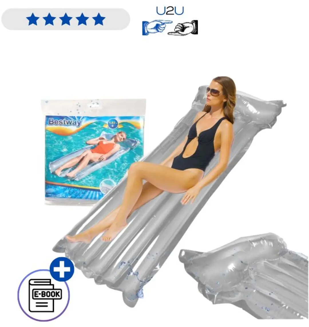 Bestway Opblaasbaar Watermatras 44013 Grijs