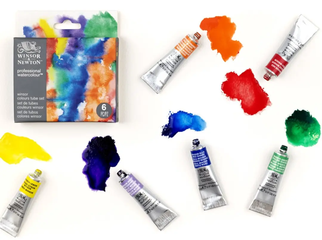 Winsor & Newton Professionele Aquarelverfset 6x5ml - 30ml