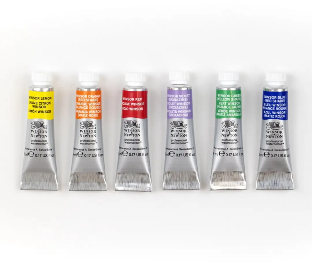 Winsor & Newton Professionele Aquarelverfset 6x5ml - 30ml