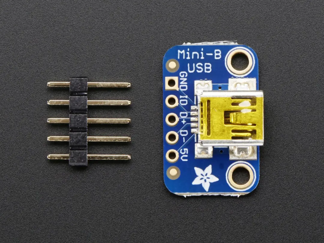 Adafruit USB Mini-B Breakout Board 1764 - Meerkleurig