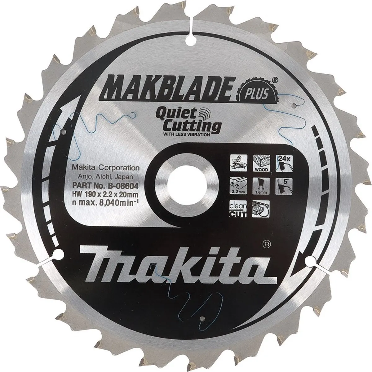 Makita Makblade-Plus Cirkelzaagblad Hout Ø305mm 100T