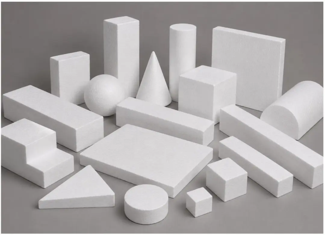 Bellatio Design Piepschuim Baksteen 50x7,5x7,5cm - Wit