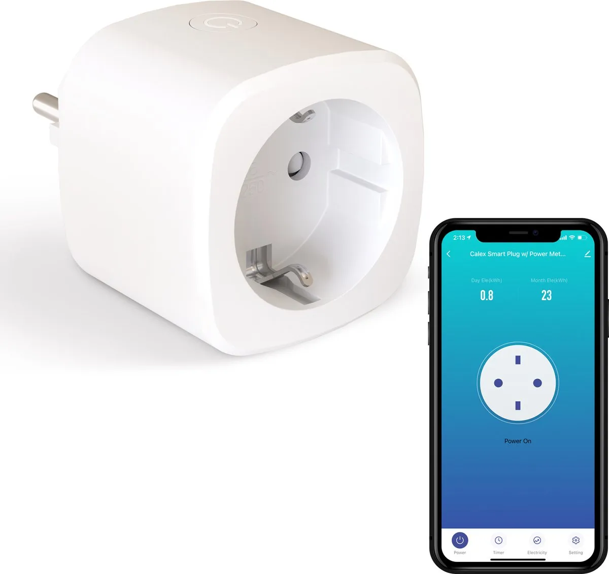 Calex Slimme Stekker Energiemeter