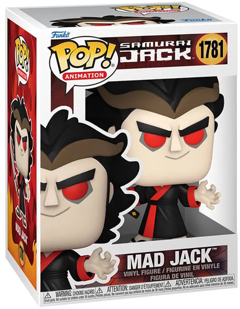 Funko Samurai Jack Pop! Mad Jack FK83466 - Mini-Figuur - Multi