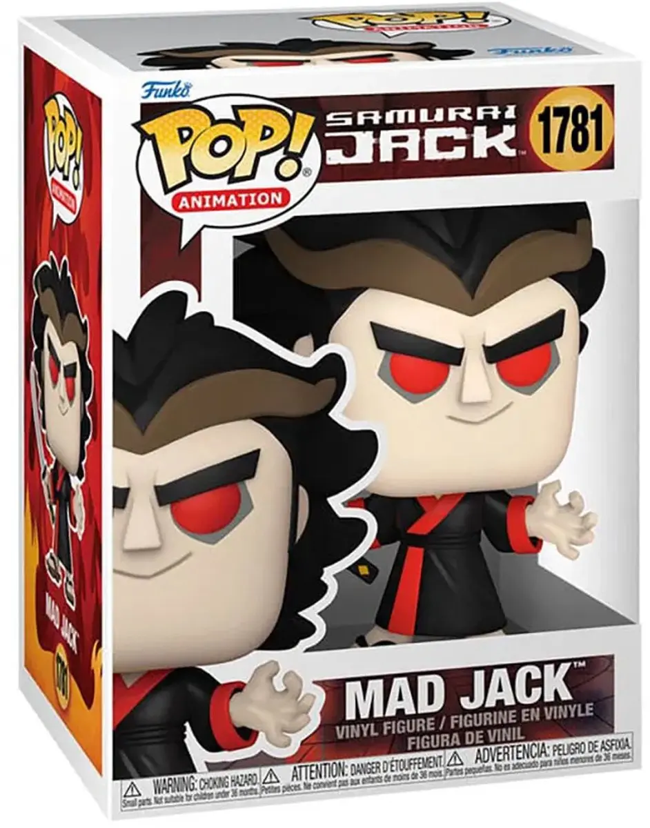 Funko Samurai Jack Pop! Mad Jack FK83466 - Mini-Figuur - Multi