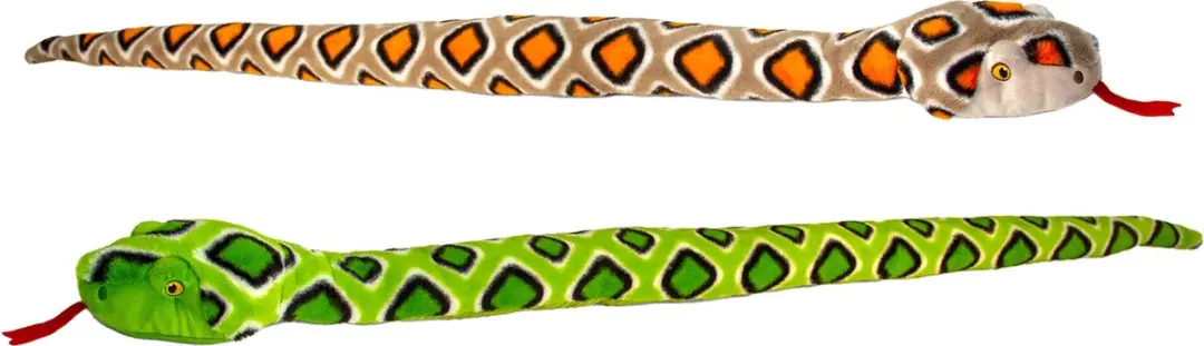 Keel Toys Slangen Pluche Bruin-Groen
