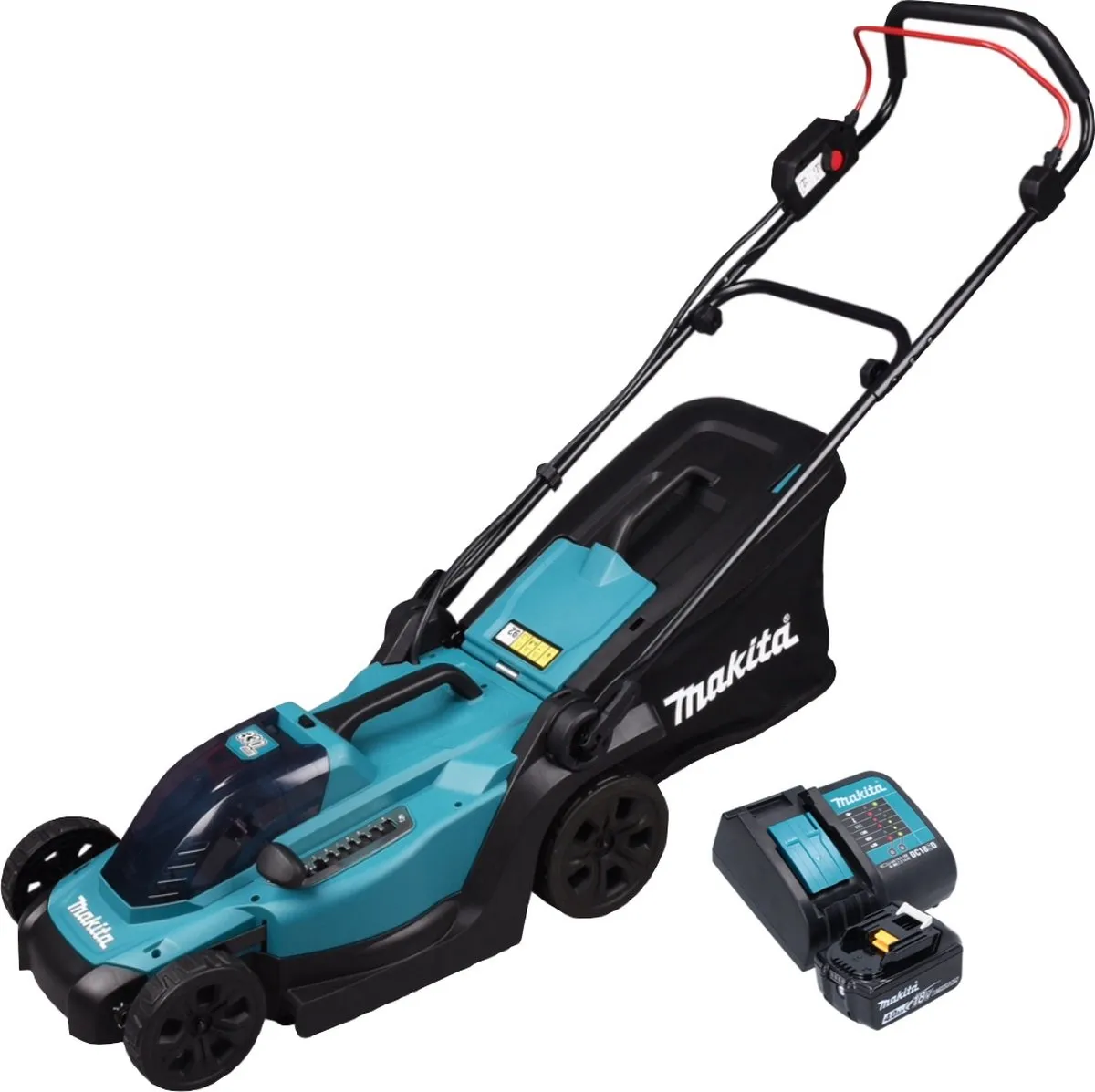 Makita DLM330SM Accugrasmaaier 18V 33cm - 30L - 1x 4.0Ah