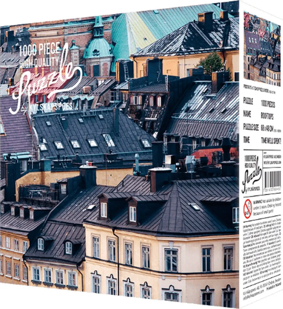 Hygge Games Rooftops Puzzel 1000 Stuks - Multi