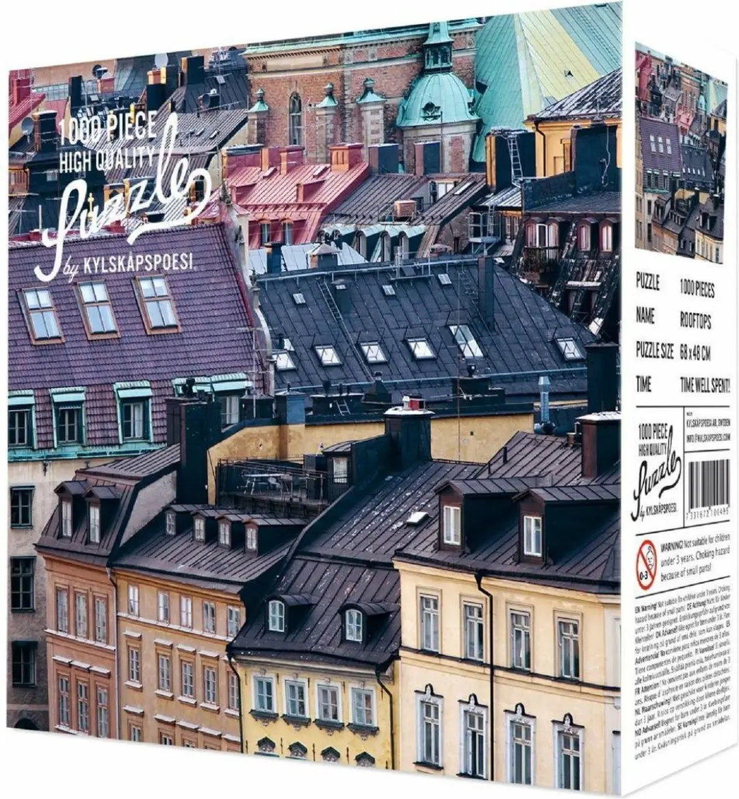 Hygge Games Rooftops Puzzel 1000 Stuks