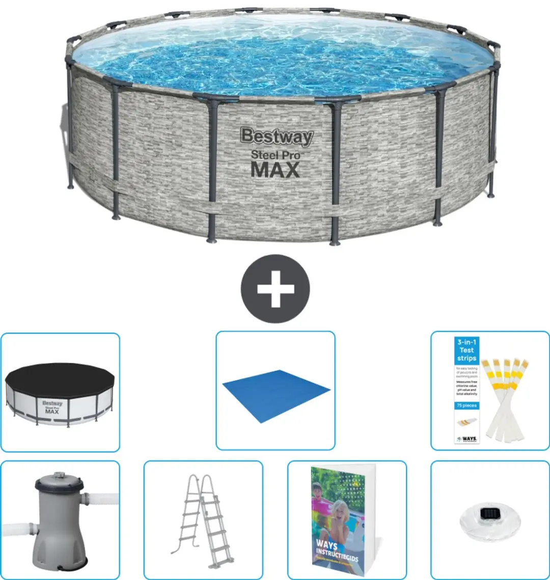 Bestway Steel Pro MAX Zwembad 427x122cm