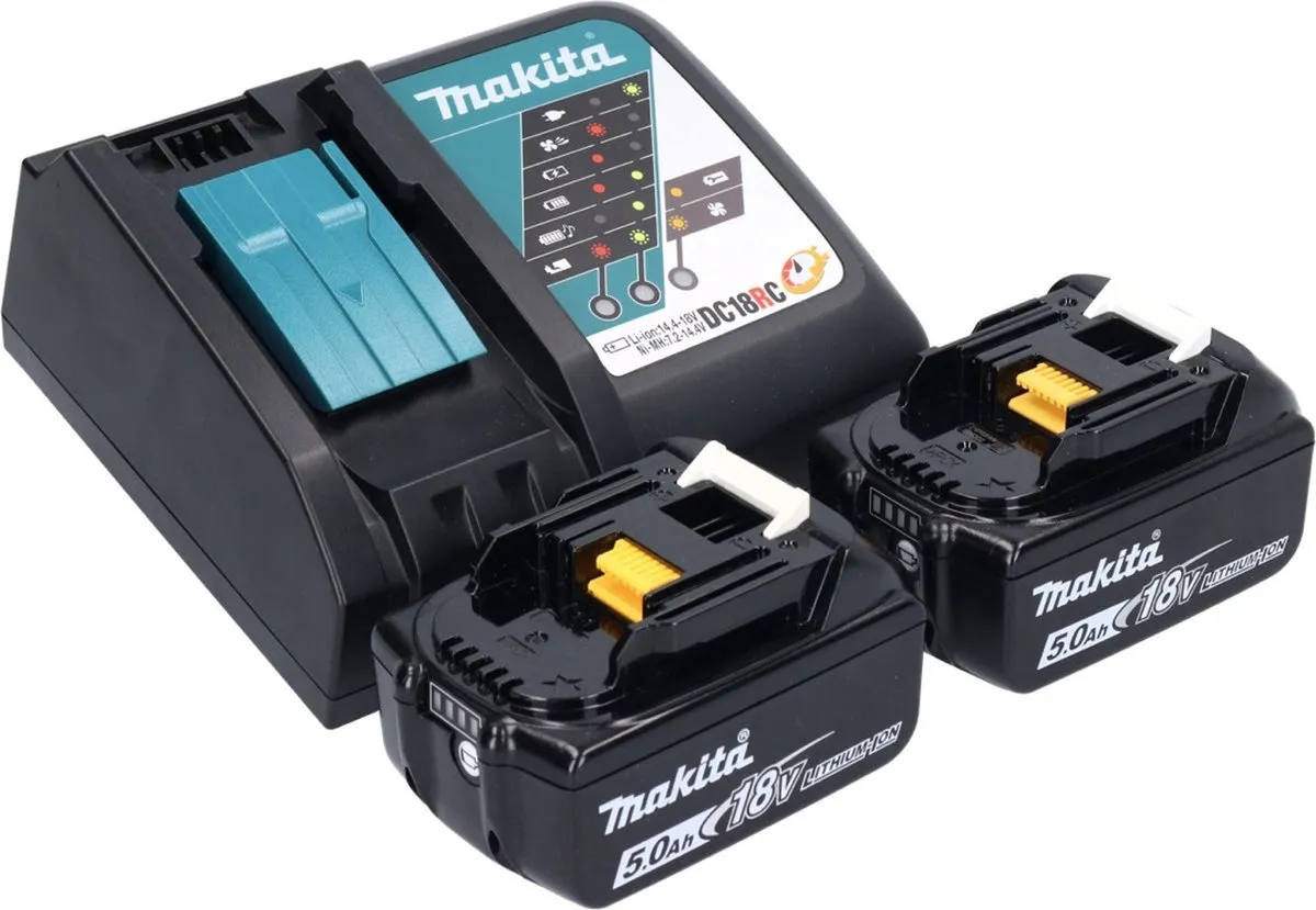 Makita DTD157RTJ Slagschroevendraaier 18V - 2 snelheden - 2x 5000mAh