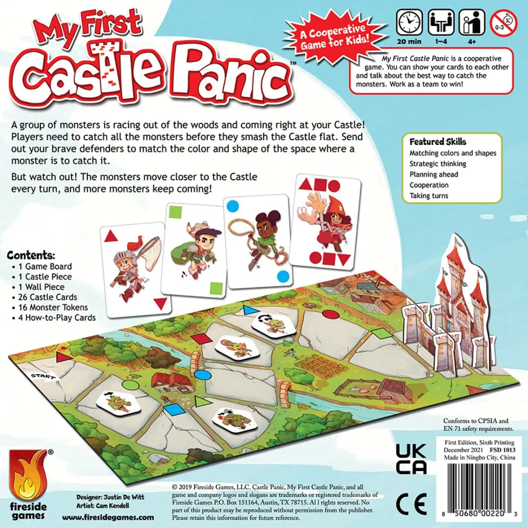 Fireside Games My First Castle Panic Bordspel - 1-4 Spelers