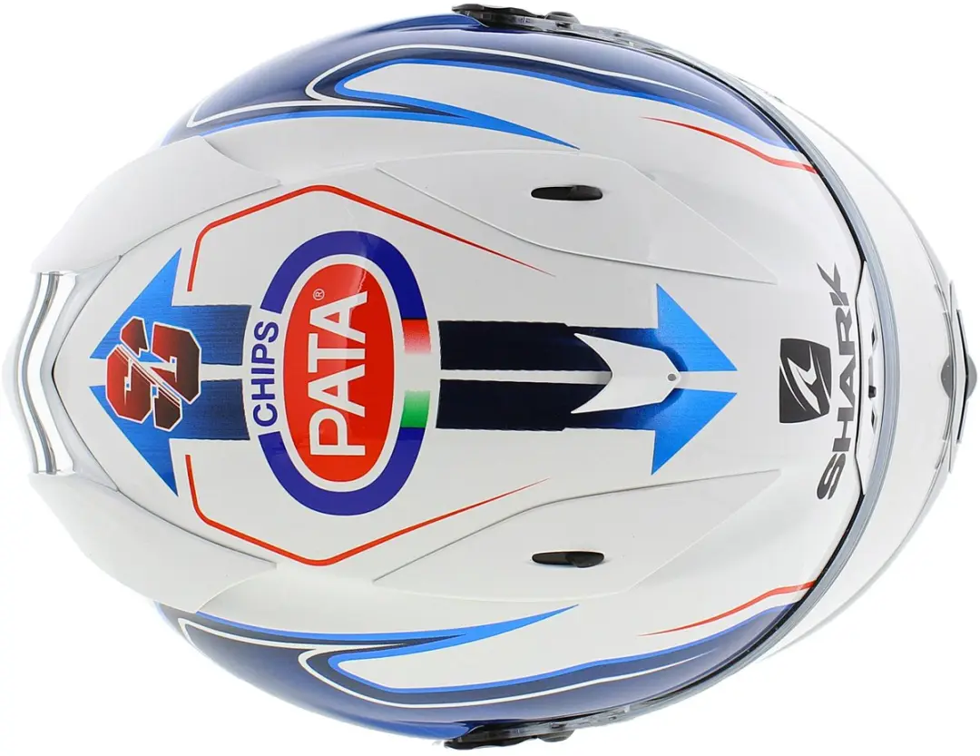 Shark Race-R Pro Guintoli Helm - XL - Wit/Blauw/Rood