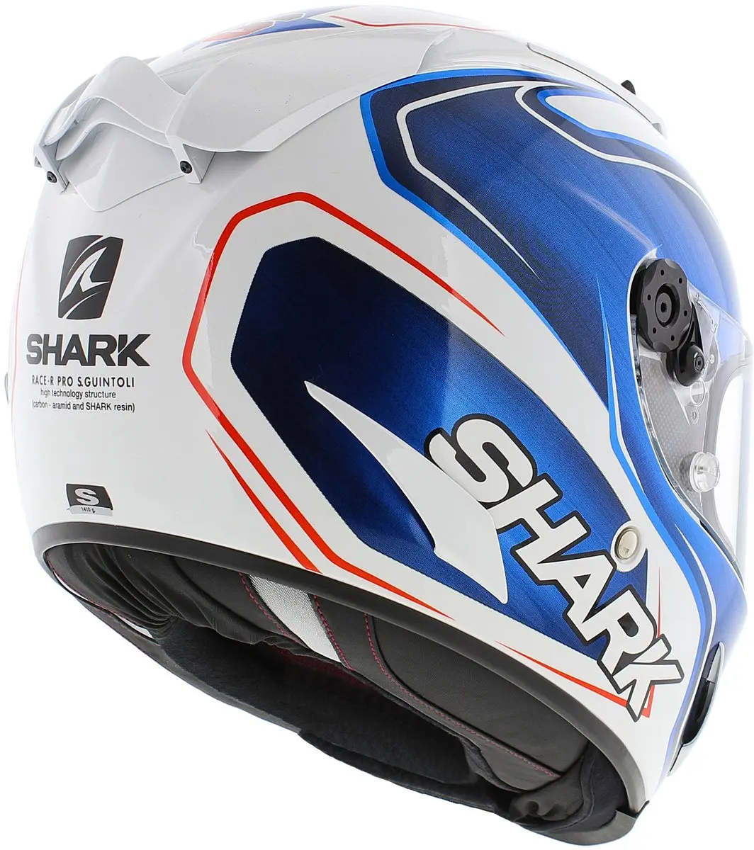 Shark Race-R Pro Guintoli Helm - XL - Wit/Blauw/Rood