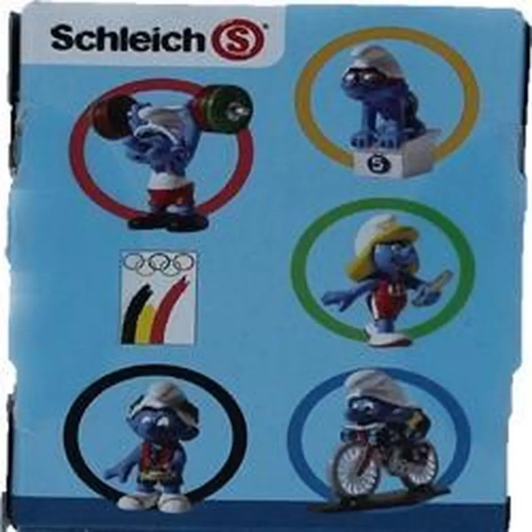 Schleich 40267 Belgische Olympische Gewichtheffer Smurf - Limited Edition