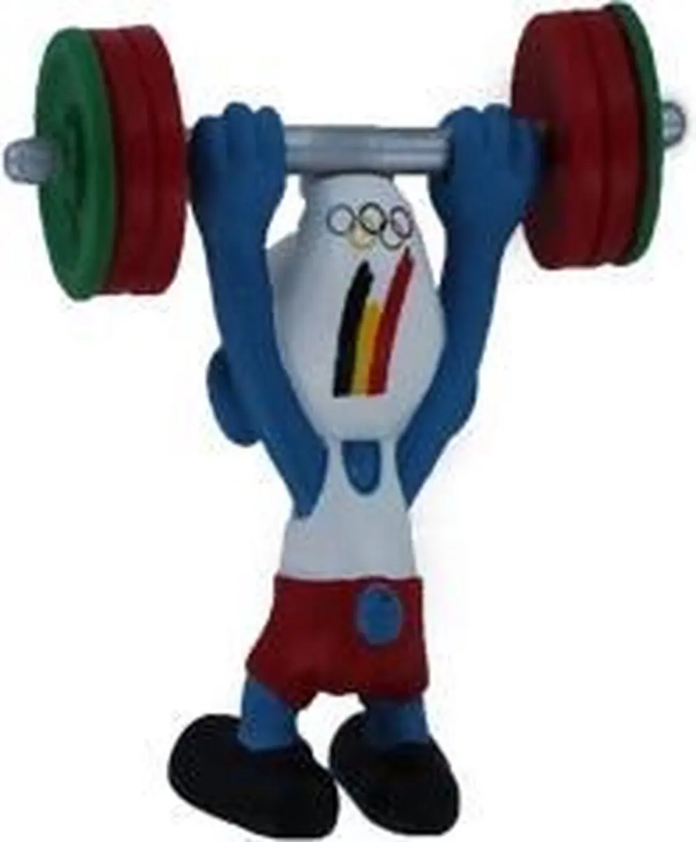 Schleich 40267 Belgische Olympische Gewichtheffer Smurf