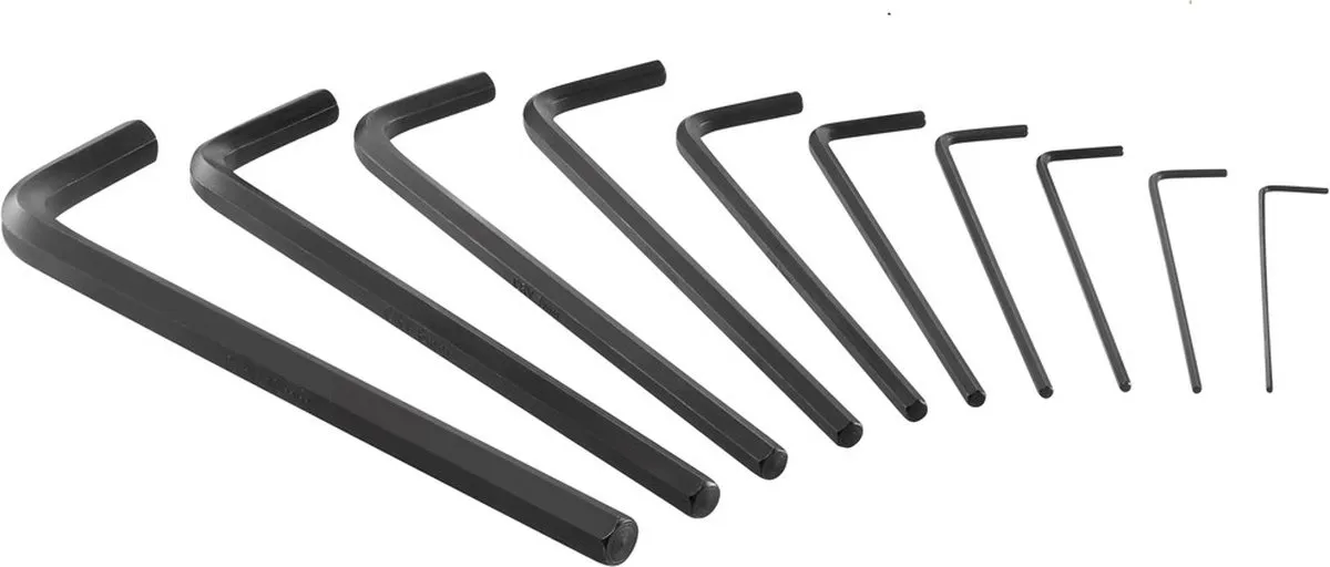 Stanley Stiftsleutelset 9-delig Hex Grip - Grijs/Zwart