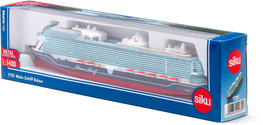 SIKU 1731 Cruiseschip Mein Schiff Relax 1:1400 - Metaal/Kunststof - Meerkleurig - afbeelding 6 van 6