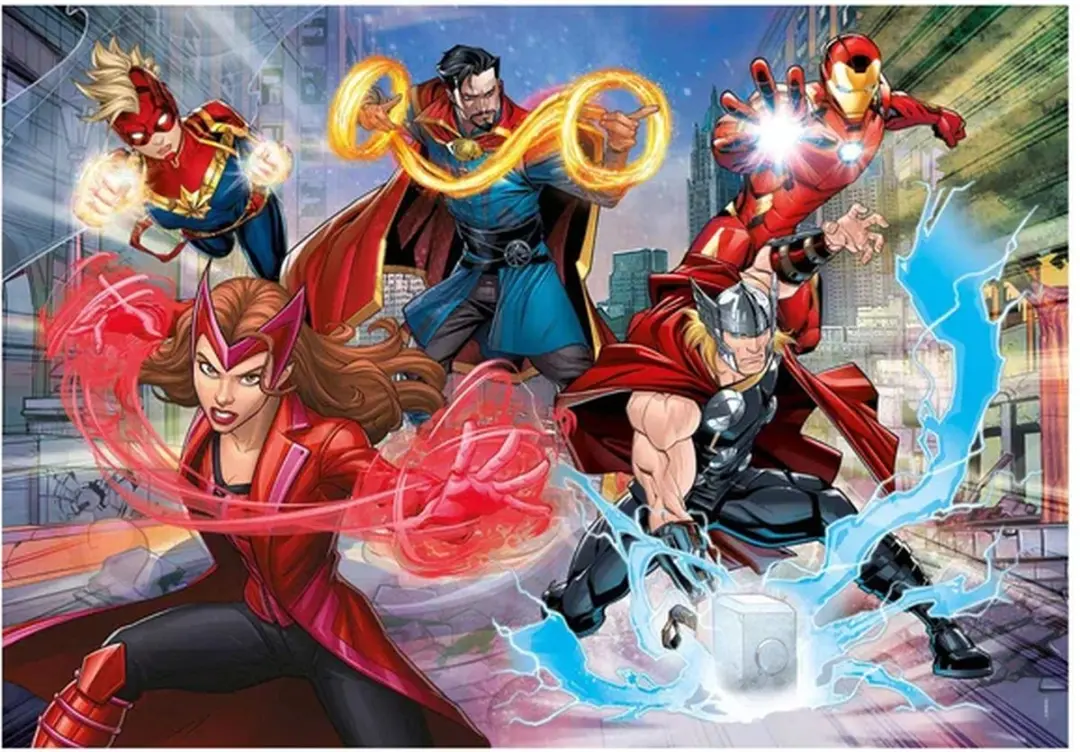 Clementoni Marvel Avengers Puzzel 104 Stukjes - Glitter Multicolor - afbeelding 6 van 6