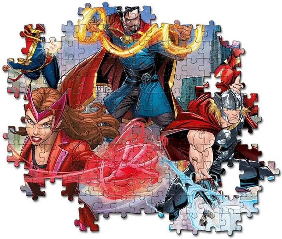 Clementoni Marvel Avengers Puzzel 104 Stukjes - Glitter Multicolor