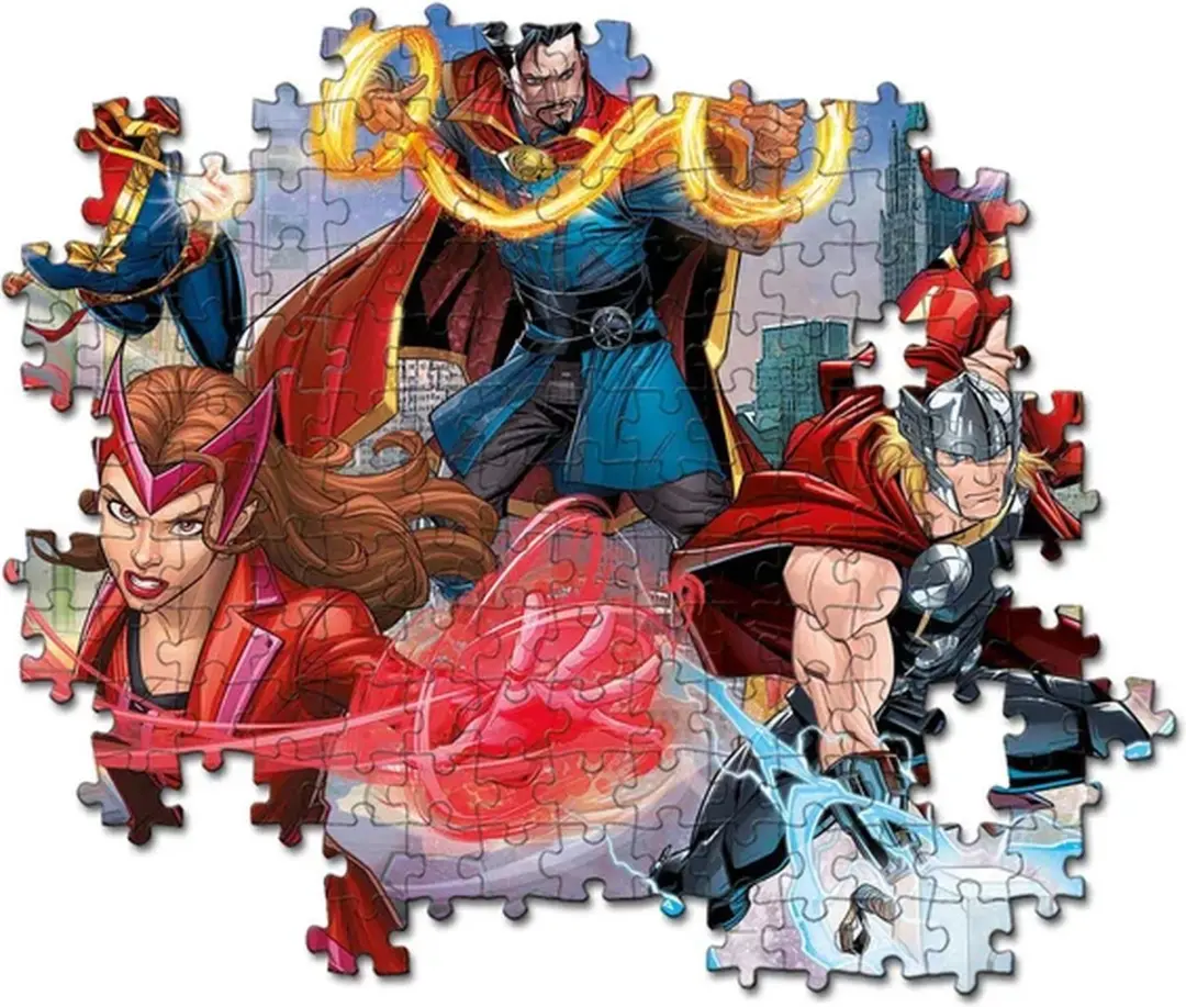 Clementoni Marvel Avengers Puzzel 104 Stukjes - Glitter Multicolor