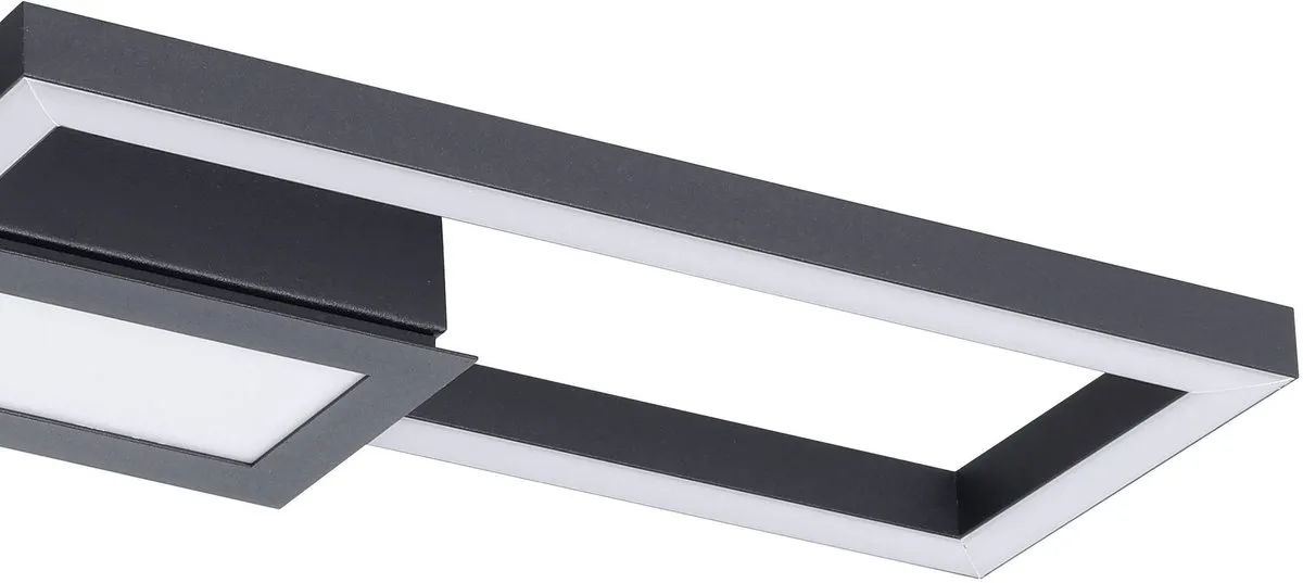 Eglo Monirote Plafondlamp LED 78cm - Zwart