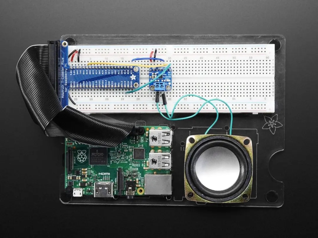 Adafruit MAX98357A I2S Class D Versterker - Blauw