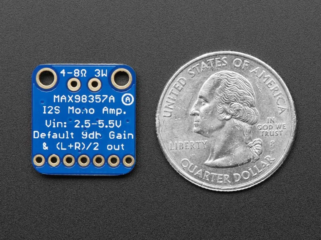 Adafruit MAX98357A I2S Class D Versterker - Blauw