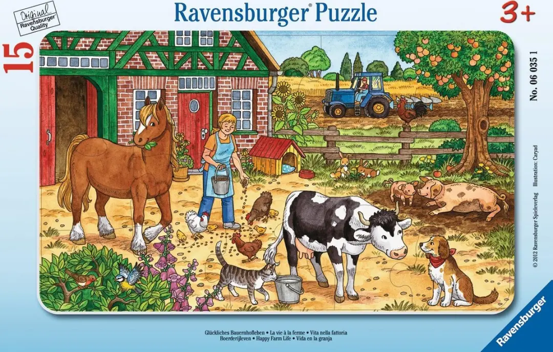 Ravensburger Boerderijleven Puzzel 15 Stuks