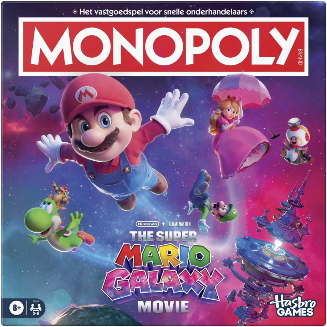 Monopoly Super Mario Galaxy Editie Bordspel