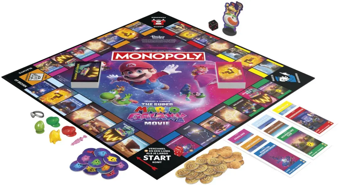 Monopoly Super Mario Galaxy Editie Bordspel