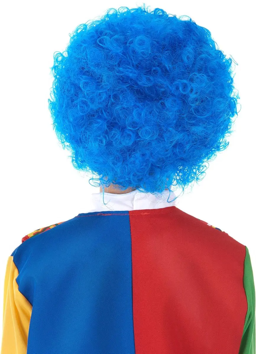 Carnival Toys Blauwe Clown Pruik