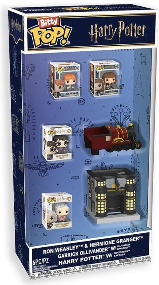 Funko Harry Potter Bitty POP! FK91760 Mini-Figuren - 6 Stuks - 2cm - Multicolor