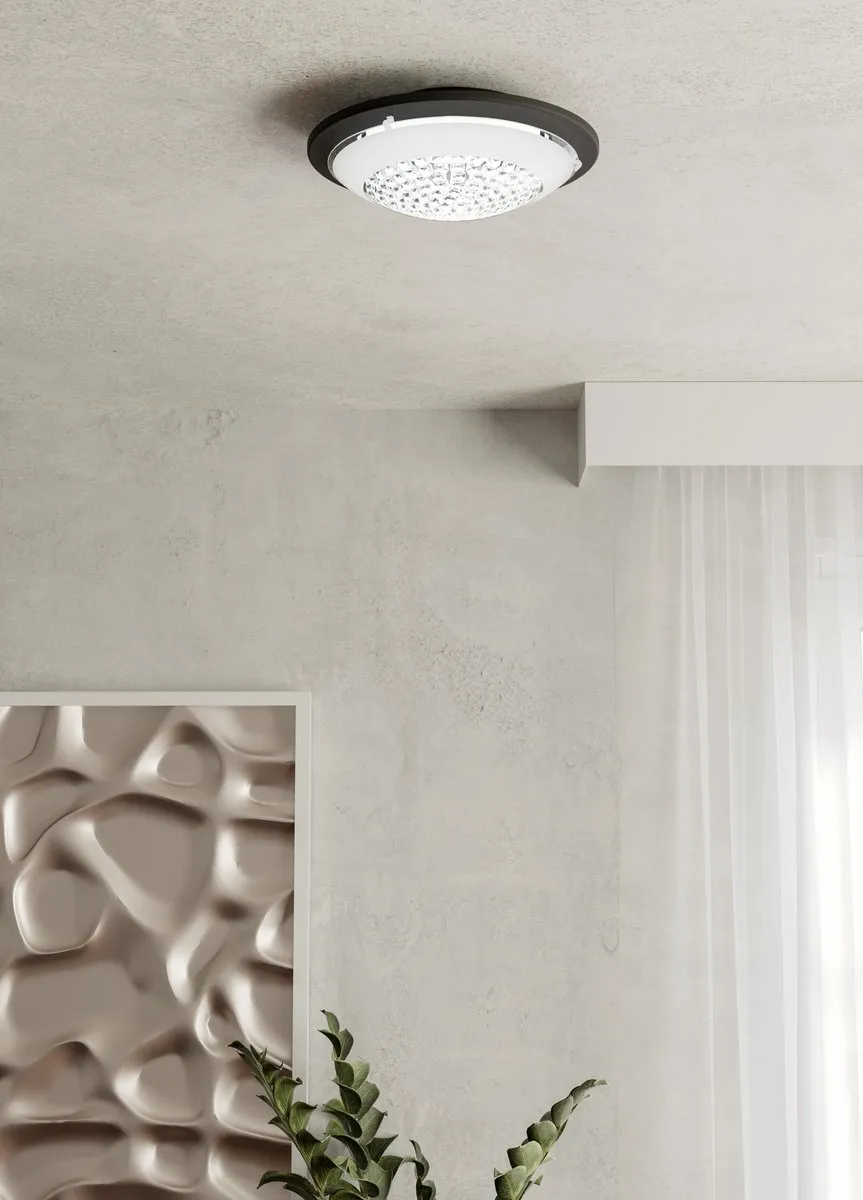 Eglo Acolla 1 Plafondlamp LED 29cm - Zwart
