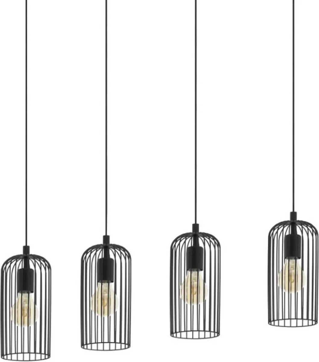 Eglo Roccamena Hanglamp E27 - 97,5 cm - Zwart