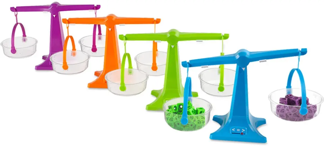 Learning Resources Nestbare Pan Balansen Set 4 Stuks