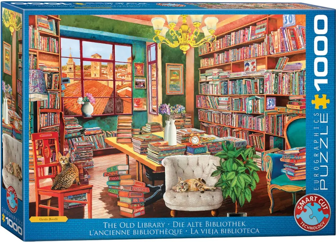Eurographics De Oude Bibliotheek Legpuzzel 1000 Stuks